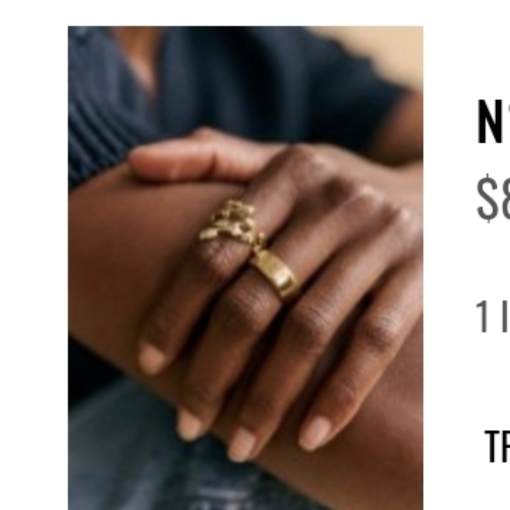 Sezane Victorine Ring Gold - Size S